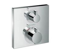 hansgrohe Ecostat - Concealed Thermostat Ecostat Square for 1 outlet chrome