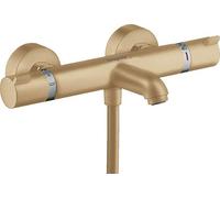 Hansgrohe Ecostat Thermostatic Bath Mixer Comfort For Exposed Installation, Brushed Bronze, 13114140
