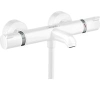 Hansgrohe Ecostat Thermostatic bath mixer Comfort for exposed installation, matt white, 13114700