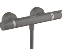 Hansgrohe Thermostatic Shower Mixer Ecostat Brushed Black Chrome 13116340