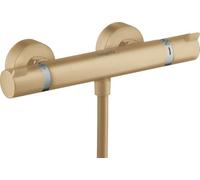 Hansgrohe Thermostatic Shower Mixer Ecostat Brushed bronze 13116140
