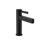 hansgrohe Finoris Basin Mixer Tap 110 with pop-up waste set, matt black, 76020670