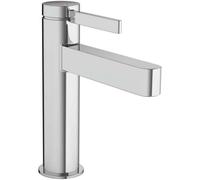 Hansgrohe Finoris Comfortzone 110 Basin Mixer Tap Coolstart With Push-Open Waste, Ceramic Cartridge, 5 Year Guarantee