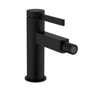 hansgrohe Finoris Single lever bidet mixer with push-open waste set, matt black, 76200670