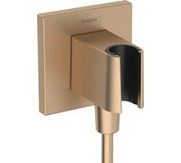 Shower Head Holder Hansgrohe FixFit Porter E 90x90mm Brushed Bronze