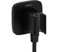 Shower Head Holder Hansgrohe FixFit Porter Q 90x90mm Black Mat