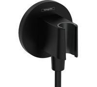 Shower Head Holder Hansgrohe FixFit Porter S 95x95mm Black Mat