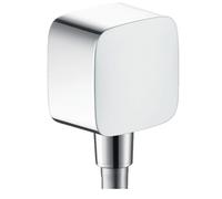 Hansgrohe Fixfit Tube connection with non-return valve and plastic bracket