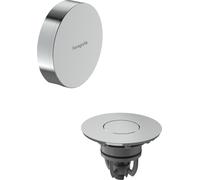 hansgrohe Flexaplus Finish Set Waste and Overflow Set for Bathtub, Chrome