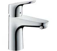 Hansgrohe Focus 100 Basin Mixer Tap Chrome Lowflow 3.5 L/min (Deck-Mounted) - No Waste