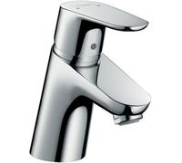 Hansgrohe Focus Chrome Single Lever Basin Mixer Tap 70 With Chain Wast