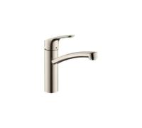 hansgrohe Focus kitchen tap 160 mm high with 360° swivel spout, stainless steel optic 31806800