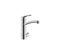 hansgrohe Focus kitchen tap 220 with 120 swivel range and integrated shut-off valve, chrome 31803000