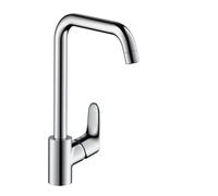 hansgrohe Focus kitchen tap 260 with selectable swivel range, chrome