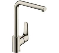 Hansgrohe Focus M41 Single-Lever Kitchen Mixer Tap With High Swivel Spout, Chrome-Plated