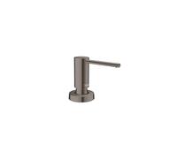 hansgrohe Focus Modern Bath and Kitchen Sink Soap Dispenser in Brushed Black Chrome, 40438341