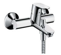 Hansgrohe Focus Wall-Mounted Chrome Single-Lever Bath And Shower Mixer Tap, 180mm Spout Reach