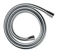 hansgrohe Isiflex - universal fit shower hose 1.25 m, tangle free, flexible shower head hose anti-kink, incl. sealing rings, chrome, 28272000
