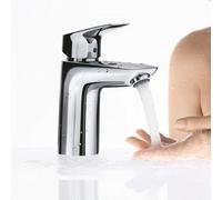 Hansgrohe Logis 100 Basin Mixer Tap Inc. Push Waste