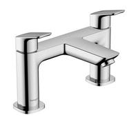 Hansgrohe Logis 2-Hole Rim Mounted Bath Mixer Chrome 71437000