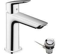 Hansgrohe Logis Chrome Lever Basin Mixer Tap 110 CoolStart With Pop-Up
