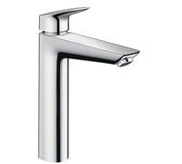 Hansgrohe Logis 190 Single lever basin mixer, with pull-out and synthetic waste, chrome (71090000)