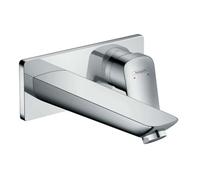Logis Single lever basin mixer for concealed installation with spout 195 mm, Chrome (71220000)