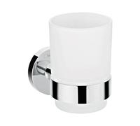 Hansgrohe Logis Bathroom Toothbrush Holder Tumbler Wall Mounted Chrome Modern