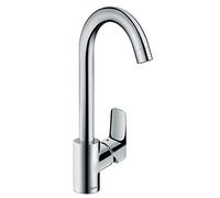 Hansgrohe Kitchen Mixer Tap Logis 260 - 260mm high swivel spout, Chrome 71835000