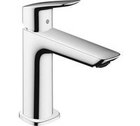 Single Hole Mixer Tap Hansgrohe Logis Fine with Push-Open waste set Chrome