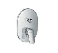 Hansgrohe Logis Single-Lever Bath Mixer Tap, Flush-Mounted, Chrome