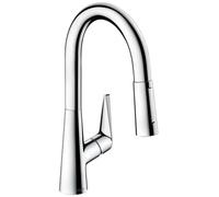 Hansgrohe Talis S16-H160 Single lever kitchen mixer with pull-out spray Talis S (73850000)