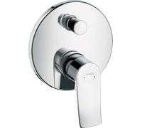 hansgrohe Metris bath and shower mixer for 2 outlets, chrome 31493000