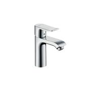 hansgrohe Metris Modern Upgrade Easy Install 1-Handle 1-Hole 7-inch Tall Bathroom Sink Faucet in Chrome, 31080001, S