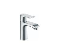 hansgrohe Metris Modern Upgrade Easy Install 1-Handle 1-Hole 7-inch Tall Bathroom Sink Faucet in Chrome, 31080001, S
