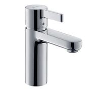 hansgrohe Metris S 100 basin mixer tap with pop up waste, chrome 31060000