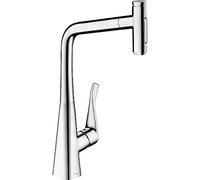Hansgrohe Kitchen Mixer Tap Metris Select M71 320 Pull-out shower 2 sprays 445x235x110mm Chrome