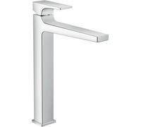 Hansgrohe Metropol Single lever Tall Basin Tap 260 with lever handle and push-open waste for washbowls