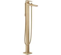 Hansgrohe Metropol Floor-Standing Single Lever Bath Mixer Tap, Matt Bronze, Quarter-Turn Ceramic, 5-Year Guarantee