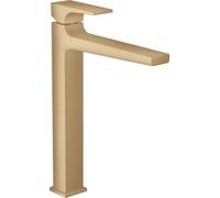 Hansgrohe Metropol Single Lever Basin Mixer 260 With Lever Handle For Wash Bowls With Push-Open Waste, Brushed Bronze, 32512140