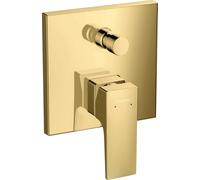 hansgrohe Metropol Single-Lever Bath Mixer Tap Flush-Mounted Polished Gold Look