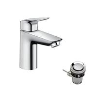 hansgrohe MyCube Basin Mixer Tap L with pop-up waste, chrome, 71011000