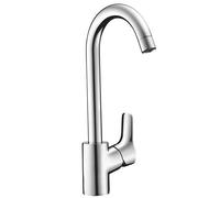 Hansgrohe Mysport Argenté Chrome Effect Chrome-Plated Kitchen Pillar Tap