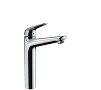 hansgrohe Novus HB7HL 71123000 Single Lever Basin Mixer Tap 230 with Pop-Up Drain Fitting Chrome Fittings Silver