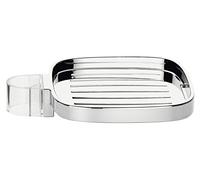 Hansgrohe Plastic Soap Dish for Shower Rod Softcube Soap Dish 26519000, Chrome-plated, Oval, 1 piece, 0.06 kg, Adjustable