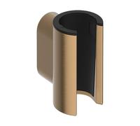 hansgrohe Porter Fine - Shower Head Holder, Shower Holder for Shower Hoses with conical nut, Brushed Bronze, 28885140