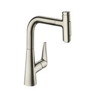 Hansgrohe Pull Out Kitchen Tap M51 Stainless Steel Finish 73868800