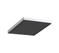 hansgrohe Pulsify E 10-inch Modern Showerhead 1-Spray PowderRain with QuickClean in Chrome, 24332001