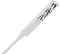 hansgrohe Pulsify E - ducha de Mano ahorro de agua 9 l/min (EcoSmart), alcachofa de ducha con1 tipo de chorro, cabezal de ducha Rectangular (100 x 25 mm), with antical System, Blanco Mate, 24320700