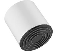 hansgrohe Pulsify S - Overhead Shower, Fixed Shower Head 105mm, Rainfall Shower Head with 1 Spray, matt White, 24130700